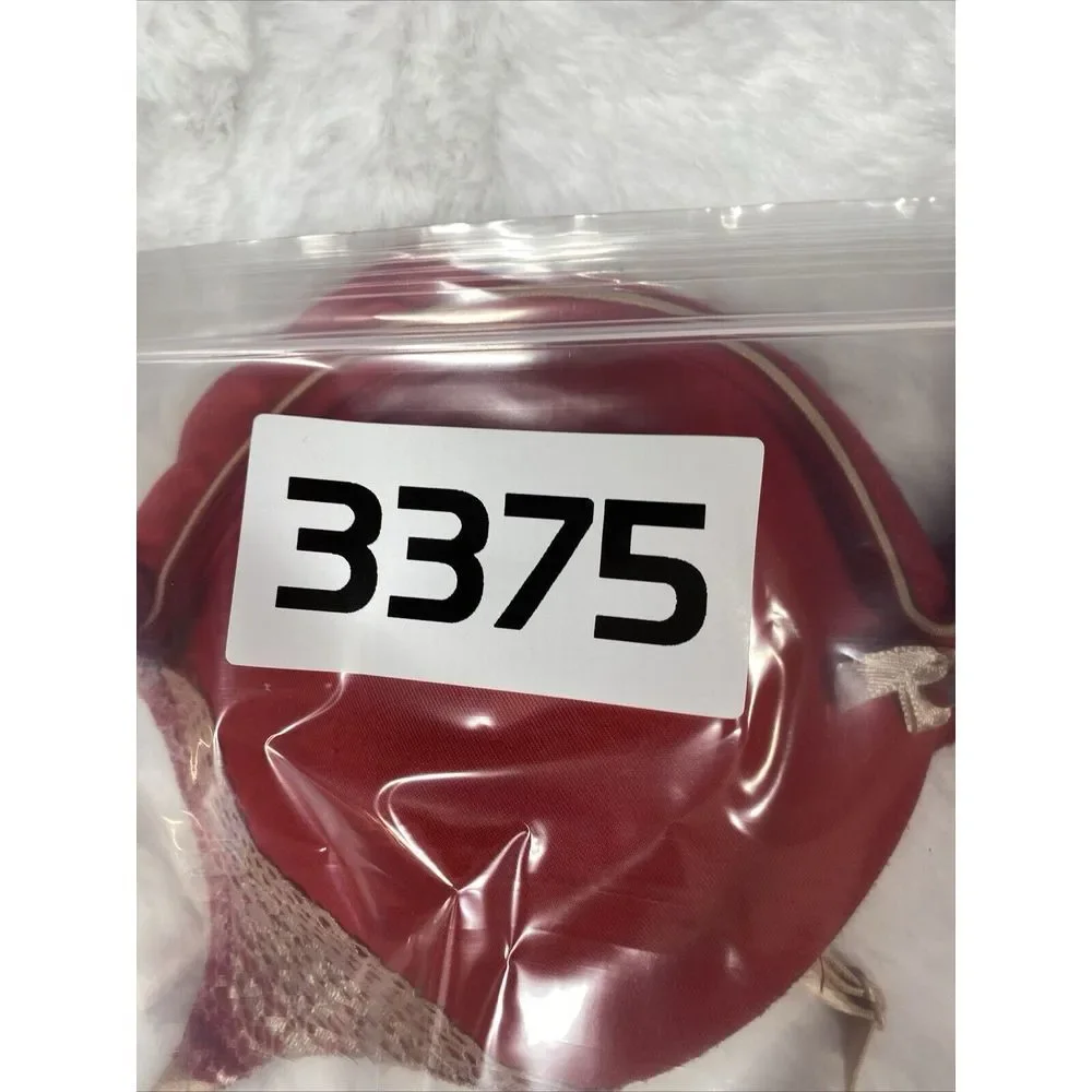 Bra 36B Jaclyn Smith Collection Red Plunge Push Up Padded 3375 - Picture 8 of 8